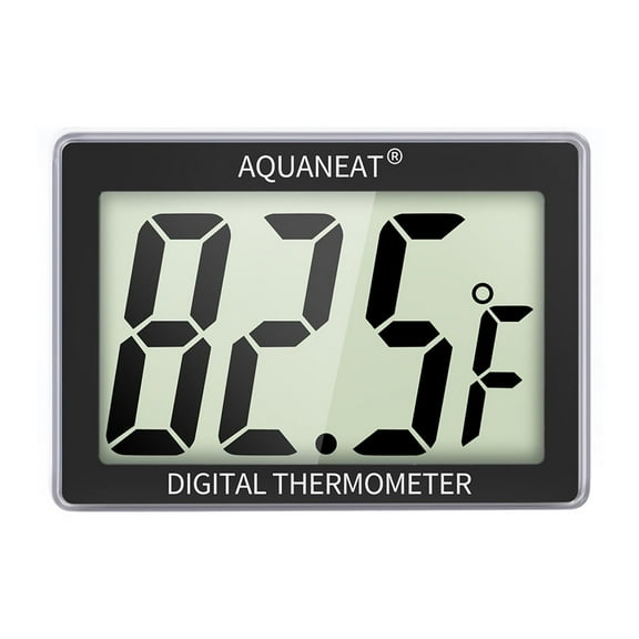 AQUANEAT Aquarium Thermometer, Fish Tank Thermometer, Digital Aquarium Thermometer, Aquarium Temperature Gauge, with Large LCD Display