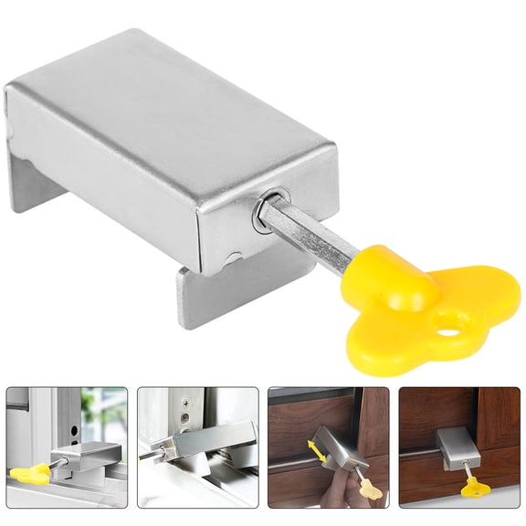 ELAYARD Child Safety Stainless Steel Window Locks in , Tool-Free Installation, Secure Home , 1 Set