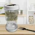 thumbnail image 6 of FURNIX Ergonomic Flip-Top Jar,Mess-Free Serving,Durable Food-Safe,Gift For Home Cooks,Olive Serving Jar,Pickle Dispenser,Kitchen Hosting Essential,Brine Storage Container For Mess-Free Serving, 6 of 7
