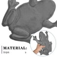 thumbnail image 3 of HONMEET Paving Stones For Garden Cast Iron Frog Shaped Stepping Stone Silver Nonslip Surface 1Pack, 3 of 7