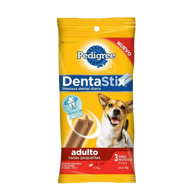 Premios para Perro Pedigree Dentastix Adulto Razas Pequeñas 3 Piezas de 15 g c/u