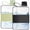 Black+Green, variant on 500 ml Flat Water Bottle with Handle Flat Water Bottle Leak-Proof Slim Water Bottle for Travel Outdoor Fitness Sports Cycling Work School