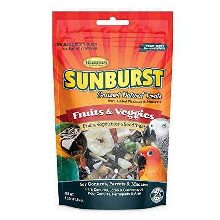 Higgins Sunburst Fruits & Veggies Bird Treat, 5 Oz