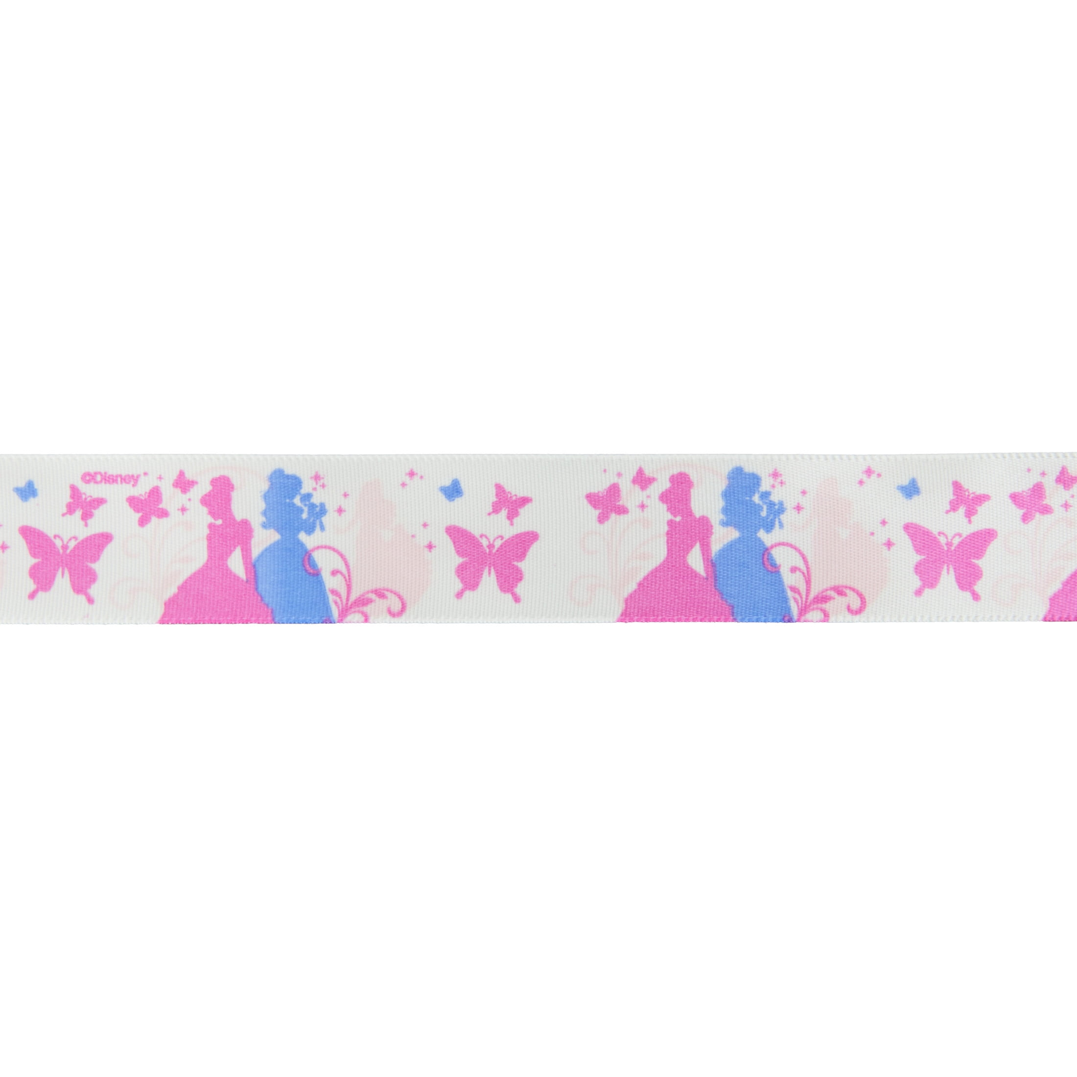 Offray Disney Princess single face satin ribbon, 0.875in x 9ft, for sewing, crafts and gifting