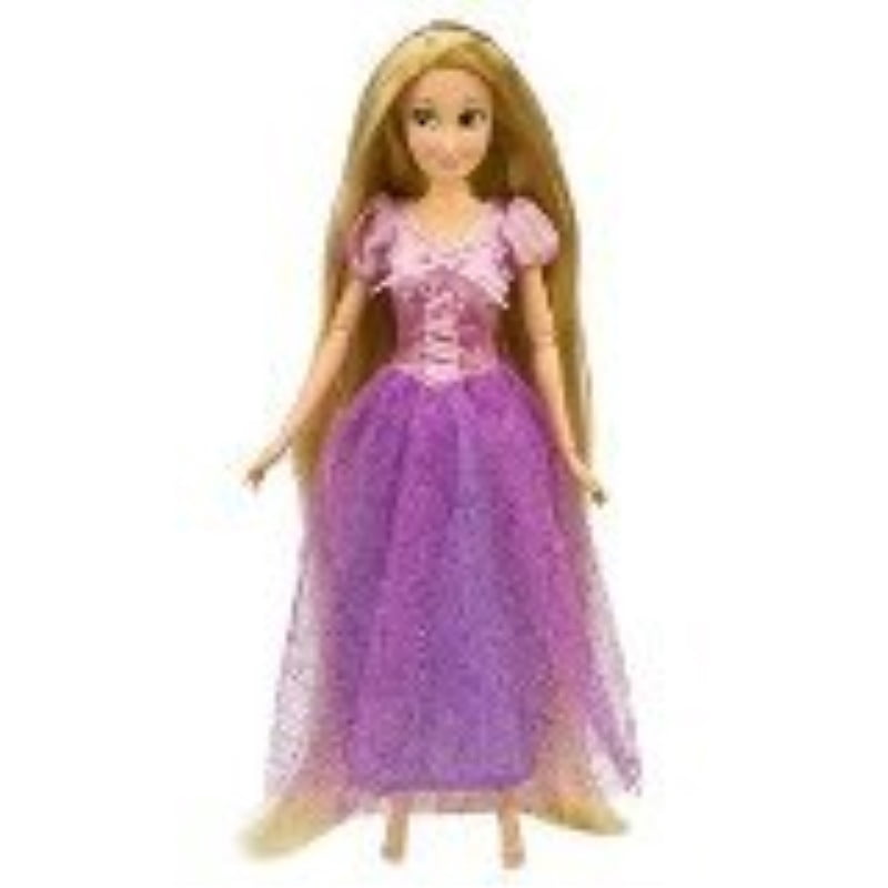 this Rapunzel doll comes with her signature long golden hair that you