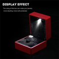 thumbnail image 3 of Led Lighted Ring Box Earring Ring Gift Case Wedding Ring Jewelry, 3 of 5