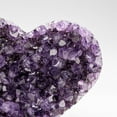 thumbnail image 2 of Genuine Amethyst Crystal Cluster Heart from Uruguay, 2 of 5