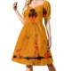 thumbnail image 3 of Vestido Droogie de manga corta, elegante y chic, vestidos de noche para bodas, ropa estética, vestidos largos, 3 of 7