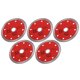 thumbnail image 4 of Disco De Corte De Diamante, 5 Uds., Hojas De Sierra, Disco De Corte De Cerámica Corrugado De Diamante, Herramientas De Corte Para Carpintería, 105MM ANGGREK Otros, 4 of 8