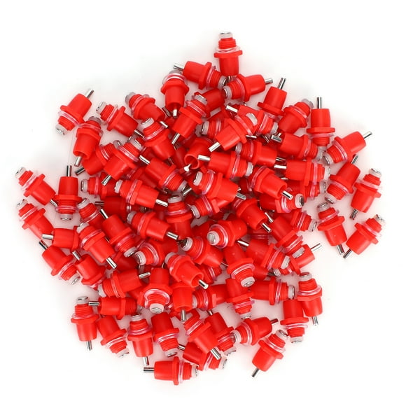 Easy To Use Chicken Water Nozzle, Durable Red Waterer Water Nozzle, For Pets Chicken