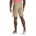 thumbnail image 3 of Wrangler Authentics Men's Performance Comfort Flex Flat Front Short, Dark Khaki, 34, 3 of 5