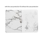 Techprotectus Hardshell Case for Apple 13 MacBook Pro, White Marble
