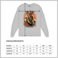 thumbnail image 7 of Apocalypse Reaper Long Sleeve T-shirt Fantasy Skeleton Knight with a Sword Medieval Legendary Creature Dragon Wizard, 7 of 7