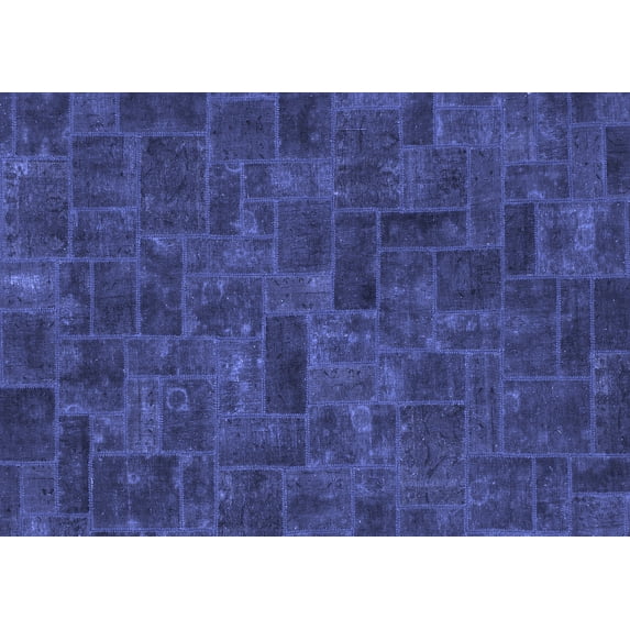 Ahgly Company Indoor Rectangle Persian Blue Bohemian Area Rugs, 2' x 3'