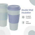 thumbnail image 3 of Copco Acadia Travel Mug, Set of 2 - Purple & Teal, Purple/Teal, 3 of 7