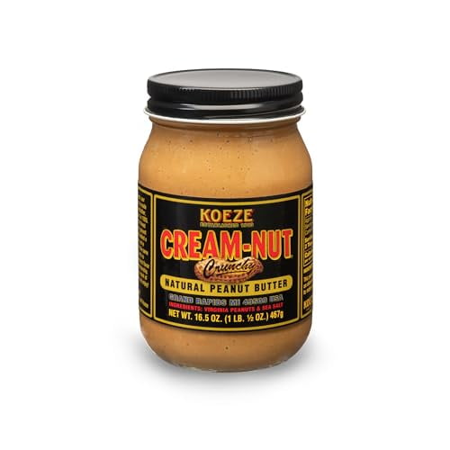 Case of Cream Nut Crunchy Peanut Butter - (6 Jars)