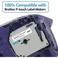 thumbnail image 3 of 6Pk M-K231 431 531 131 Compatible Brother P-Touch Label Tape 12Mm Pt-65 Pt-70 90, 3 of 6