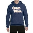 thumbnail image 2 of Wild Bobby Retro Cheer Mom Girl Sports Unisex Graphic Hoodie Sweatshirt, Vintage Heather Navy, Large, 2 of 5