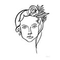 thumbnail image 3 of Schlabach, Sue 12x14 Black Modern Framed Museum Art Print Titled - Ink Women I, 3 of 5