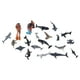 thumbnail image 3 of Modelo de figuras marinas, 20 piezas Figuras de animales marinos Figuras de animales marinos Modelo Figuras de vida marina Juguete impulsado por el rendimiento, 3 of 8