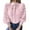 100-Pink, variant on Ounisa Women's Lace Button Down Blouse Long Sleeve Collared Shirts Elegant Long Sleeve Button Down Tops