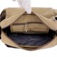 thumbnail image 1 of Bolso bandolera para mujer Bolso satchel de lona Color sólido Ocio diario (Caqui), 1 of 8