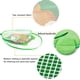 thumbnail image 2 of Rovvy - Bolsas de malla plegables y duraderas para conchas marinas para niños, paquete de 2 bonitas bolsas de playa para recoger conchas marinas, toalla de piscina, traje de baño, mantener la arena y el agua lejos MFZFUKR WMXL-245, 2 of 7