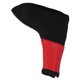 thumbnail image 1 of Headcover del Putter del Palo de Golf, Cierre de la Cremallera de la Cubierta de la Cabeza del Golf de la Malla Resistente para la protección del Taco(18 * 13 * 1cm-Rojo) EOTVIA No, 1 of 7