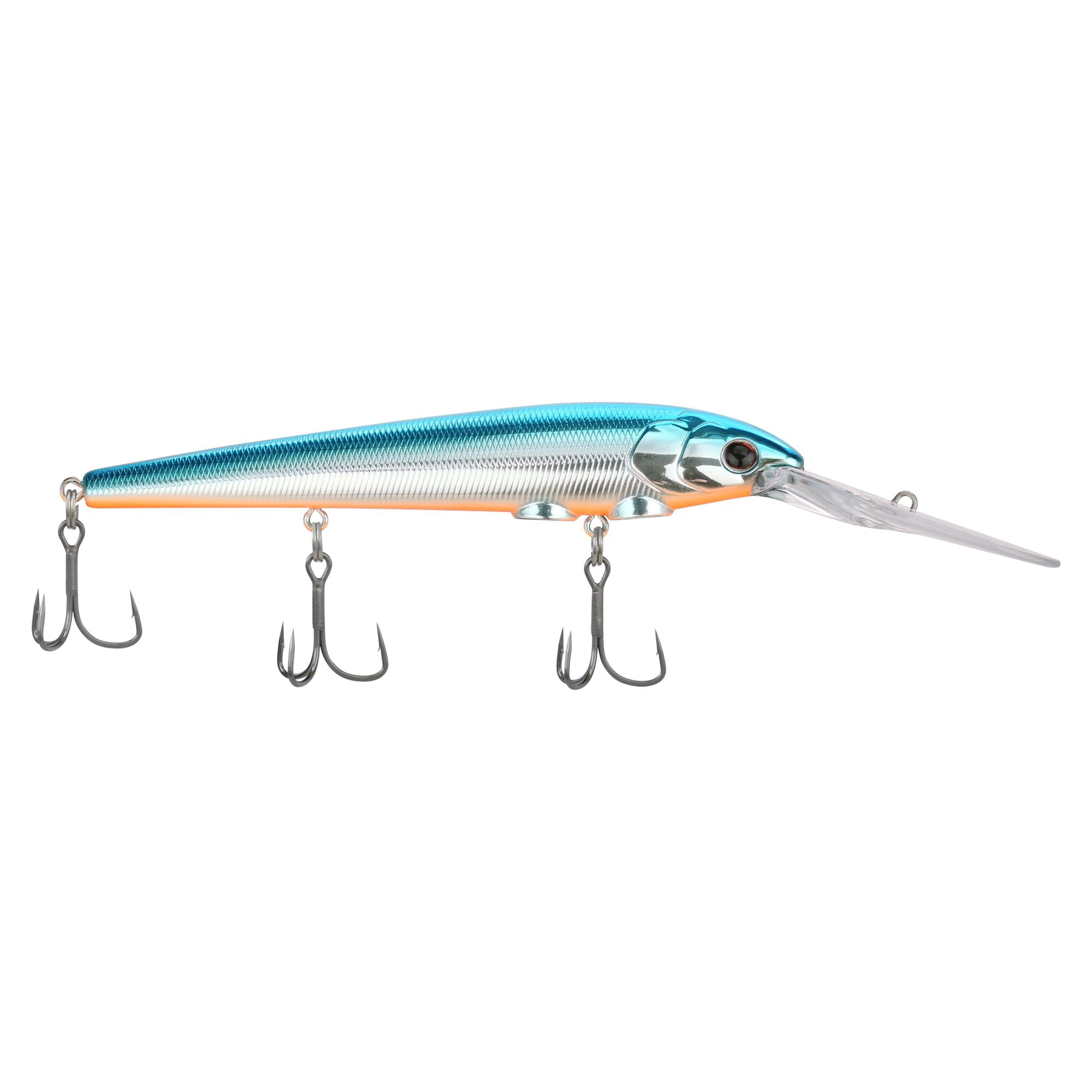Berkley Deep Hit Stick, 4.75 in, Crankbaits, Blue Chrome (1 Count)