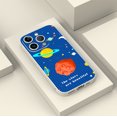 thumbnail image 4 of "Mantenga seguro su iPhone 14, 13, 12 Pro y 11 con esta exclusiva funda plateada mate con diseño de dibujos animados", 4 of 4