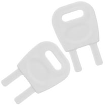 TOYMYTOY  Sleek White Plastic Dispenser Key for Easy Unjamming 2Pcs