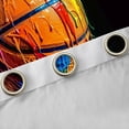 thumbnail image 4 of Homewish Cartoon Basketball Boys Blackout Curtains Set of 2 (52x84 Each), Modern Sports Player Window Curtains, Fashion Watercolor Curtains and Drapes, Curtains and Drapes Bedroom Decor, 4 of 6
