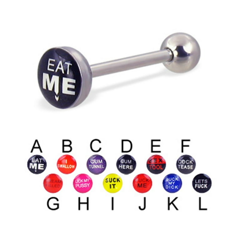 Swallowed sales tongue piercing