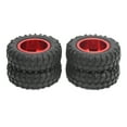 thumbnail image 1 of Khall RC Wheel for WPL,RC Rear Tires,2Pcs RC Rear Twin Tire Wheel Tyre 55mm Dia Fit for WPL D12 1/10 Remote Control Truck, 1 of 8