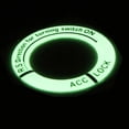 thumbnail image 4 of Fairnull 5Pcs Fluorescent Letters Ignition Lock Cover Engine Keyhole Ring Switch Sticker, 4 of 10