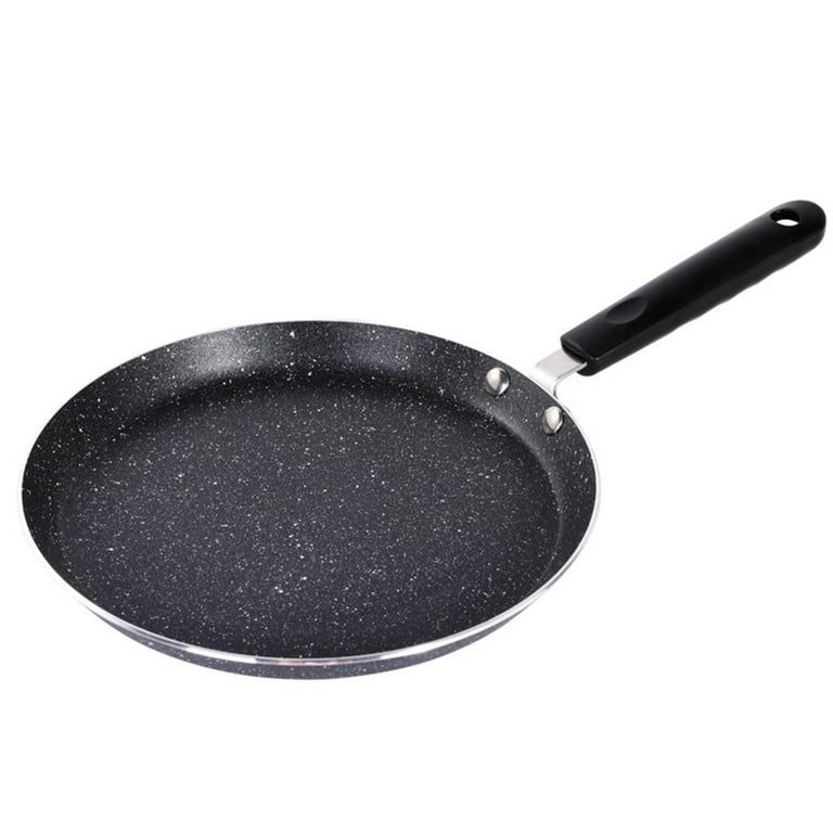 ESLITE LIFE Nonstick Crepe Pan Set with Spreader, 9.5 & 11 Inch Granite  Coating Flat Skillet Tawa Dosa Tortilla Griddle Pan, Compatible with Gas,  Electric & Induction, PFOA Free, Black - Yahoo Shopping