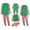 Green, variant on Odeerbi Christmas Pajamas For Family Matching Outfits Sets Sleepwear Printed Top With Bottom Jammies Outfits