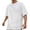 White, variant on Mens Shirts,Short Sleeve T Shirt Jacquard Solid Color Loose Fit Casual Sportswear,Long Sleeve Shirts for Men,Z03 White,L
