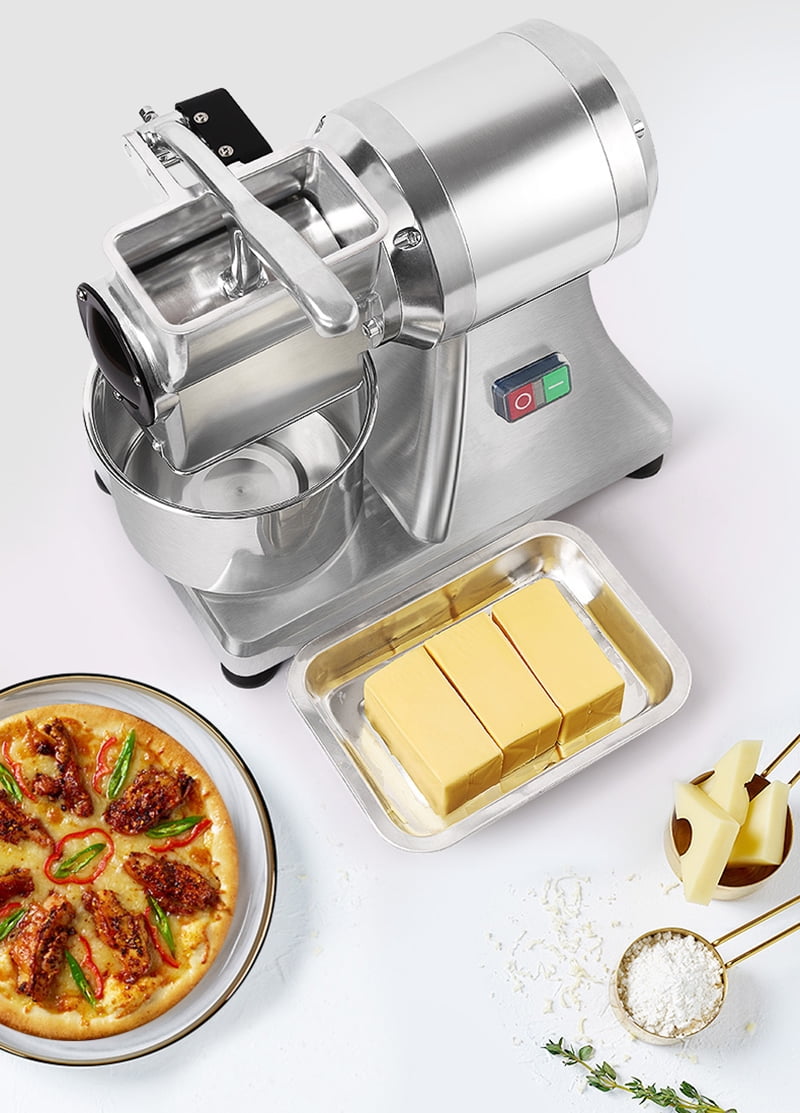 INTSUPERMAI Commercial Electric Cheese Grater Cheese Grinder Cheese Slicer Bread Rasp Breadcrumb