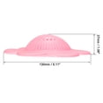 thumbnail image 2 of Colador de fregadero de cocina Uxcell, colador de silicona flexible, atrapador de cabello, rosa, paquete de 2, 2 of 6