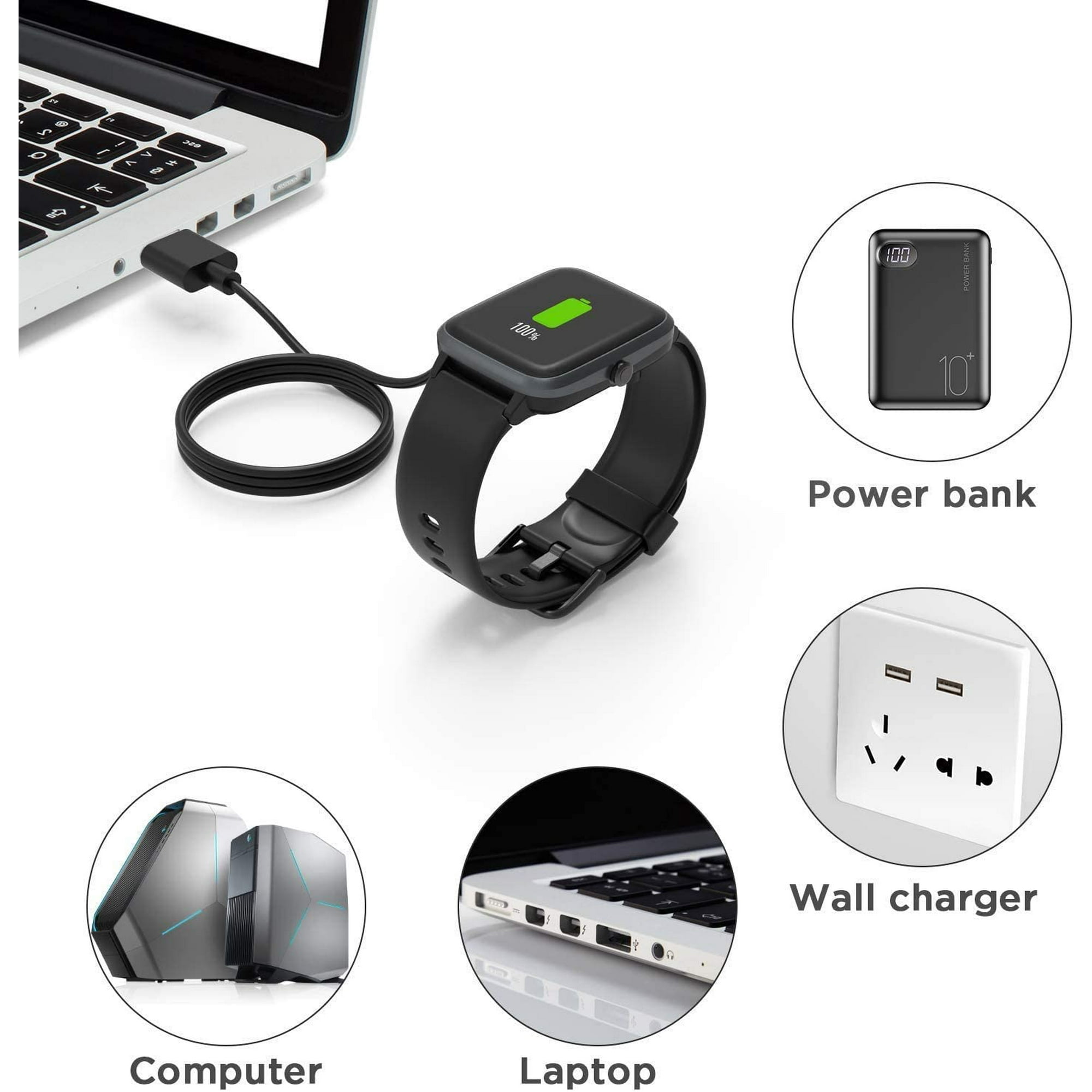 Compatible with iTouch Air Smartwatch Charger, Replacement USB