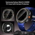 thumbnail image 6 of FL 2-Pack Hard PC Privacy Screen Protector Case for Samsung Galaxy Watch 8 40mm, Full Protective Cover, Ultra-Thin Bumper with Tempered Glass for Galaxy Watch 8 40mm, 6 of 9