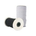 thumbnail image 3 of 100 Yards Length Wide Braided Elastic Rope Knitted Elastic Band for DIY Sewing Crafts/Mask 3mm Black, 3 of 9