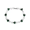 thumbnail image 1 of Guardurnaity de mujer, corazón de cobre, cadenas geométricas, brazalete de circón, joyería de decoración de mano Simple para citas, regalo de Ropa, zapatos y accesorios Miscelánea Verde Guardurnaity AP014506-02, 1 of 6