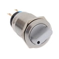 thumbnail image 1 of Selector Giratorio de 19 Mm con Enclavamiento Kusrkot Interruptor giratorio LED 1NO 1NC, 1 of 6