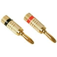 thumbnail image 1 of RCA(R) AH10R Deluxe Banana Plugs, 2 pk, 1 of 2