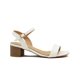 thumbnail image 4 of Sandalia Tacon Bajo Abierta Casual Playa Color Arena beige 24.5, 4 of 7