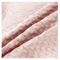 thumbnail image 6 of Deng rui Texture Striped, Fluffy All Season Down Alternative Bed Bedding, Cozy Reversible, Ultra Soft Plush Luxury Brushed Microfiber Duvet Insert, Peach Blush Size Comforter, 90x90in, 6 of 8