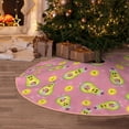 thumbnail image 5 of Sikiie Avocado And Sun Nativity Christmas Tree Skirt, Jesus Christian Winter Holiday Tree Mat Decoration(30-48IN)36", 5 of 6