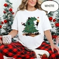 thumbnail image 2 of Funny Black Cat Christmas Tree T-Shirt, Cute Holiday Cat Graphic Tee — Ideal for Holiday Celebrations, 2 of 3